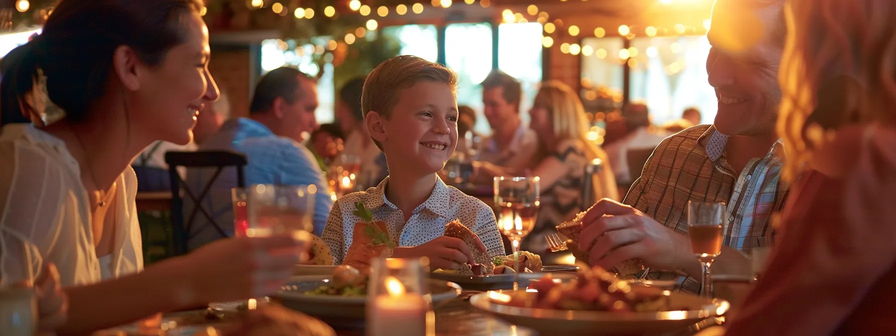 a family enjoying a delicious meal at a top-rated restaurant in scottsdale, arizona.