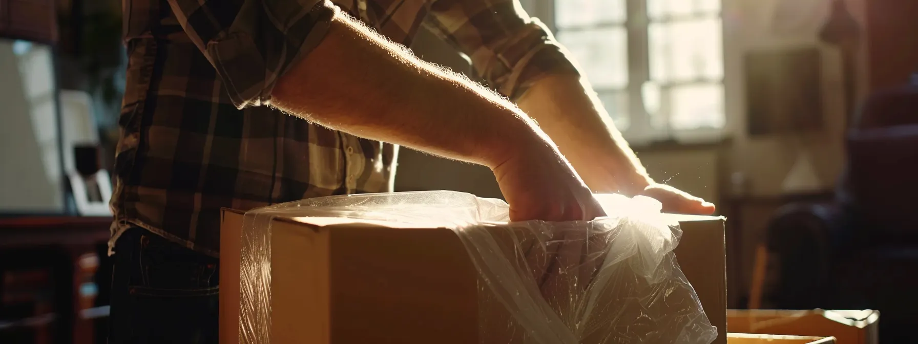 professional packers carefully wrapping delicate items in protective materials for a smooth and stress-free move.